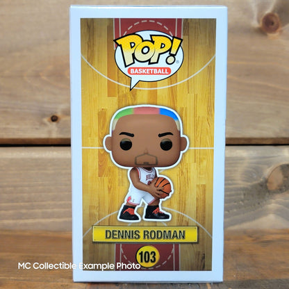 NBA Legends Dennis Rodman (Bulls Home) 103  Funko Pop Vinyl Figure 2024 Restock