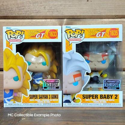 Dragon Ball GT Super Saiyan 3 Goku & Baby Funko Pop Vinyl Figures EE Exclusives