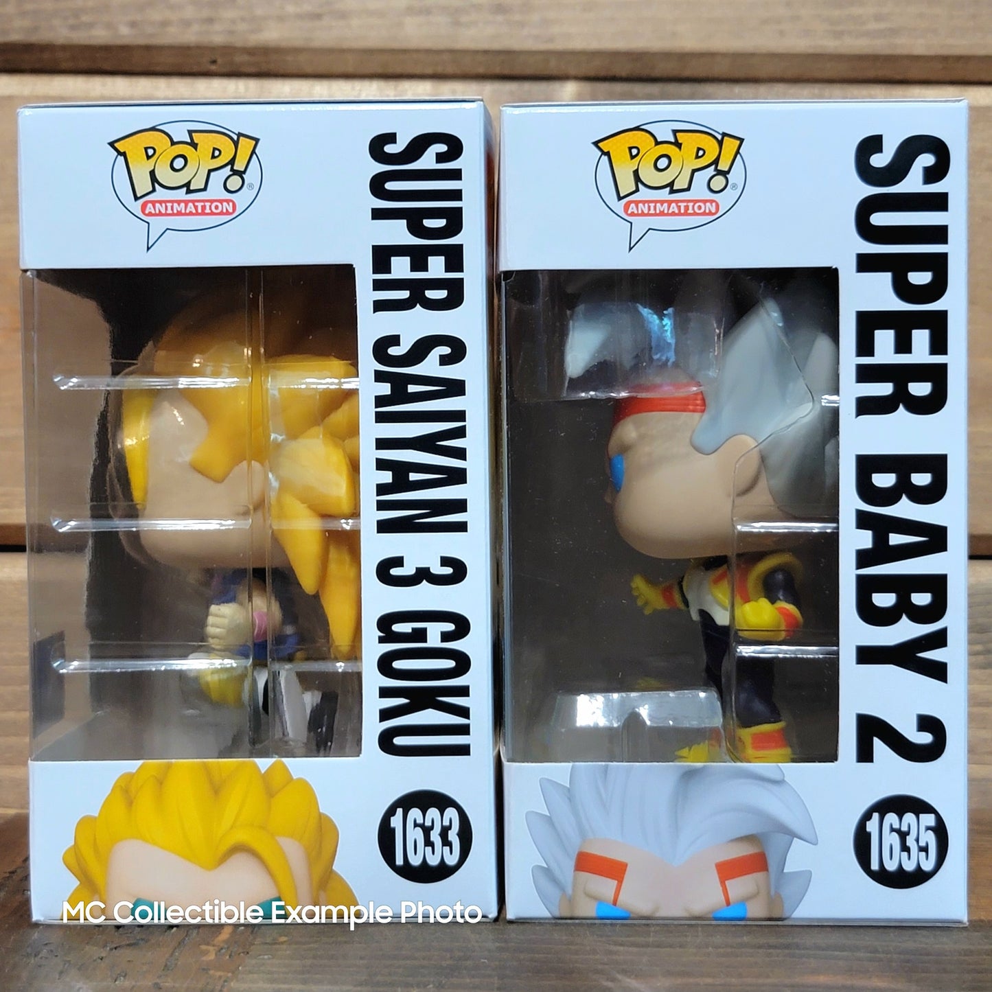 Dragon Ball GT Super Saiyan 3 Goku & Baby Funko Pop Vinyl Figures EE Exclusives