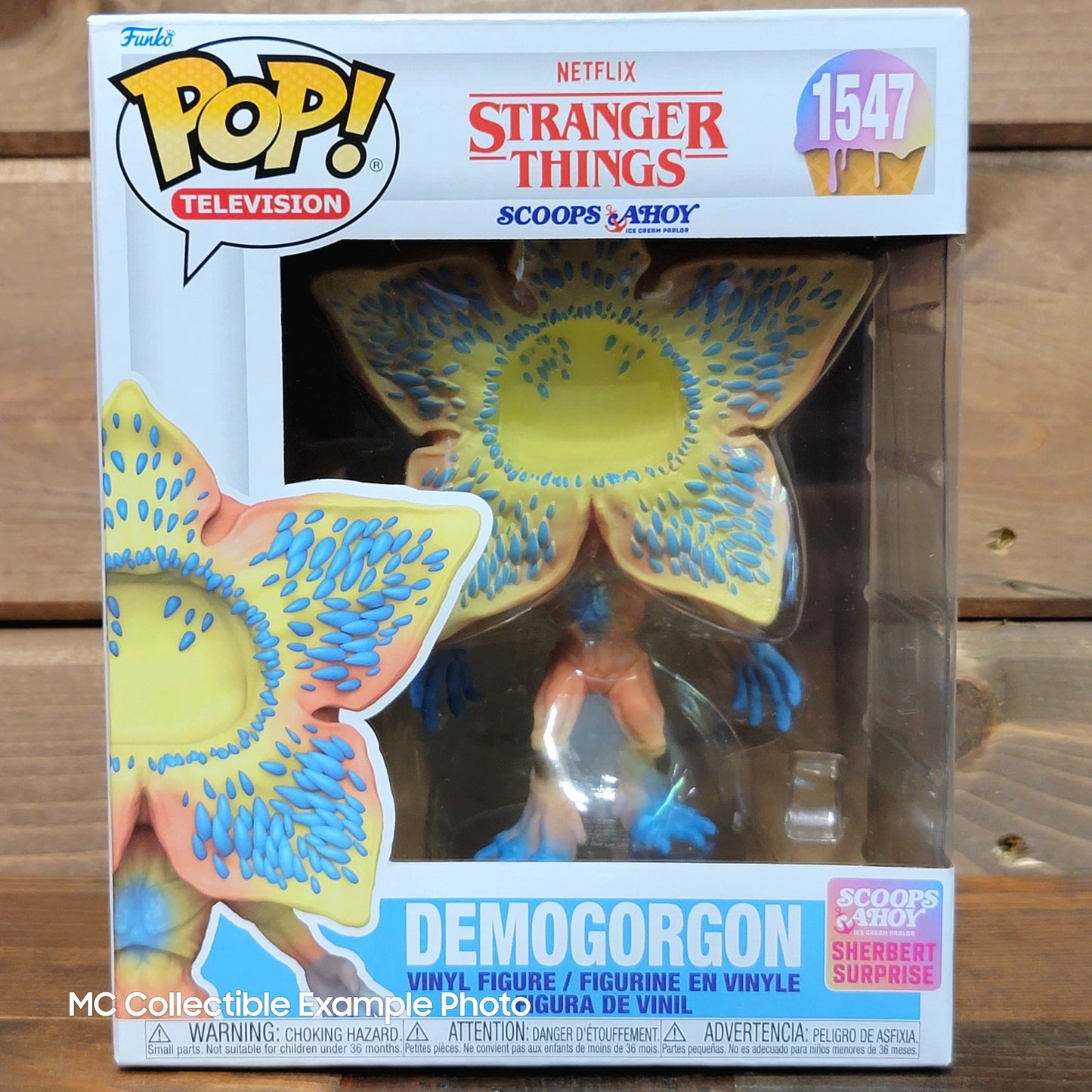 Stranger Things Demogorgon Robin Steve (Scoops Ahoy) Funko Pop Vinyl Figure Set