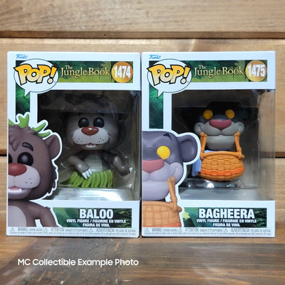 Disney The Jungle Book Bagheera 1475 & Baloo 1474 Funko Pop Vinyl Figure