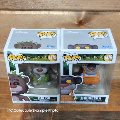 Disney The Jungle Book Bagheera 1475 & Baloo 1474 Funko Pop Vinyl Figure