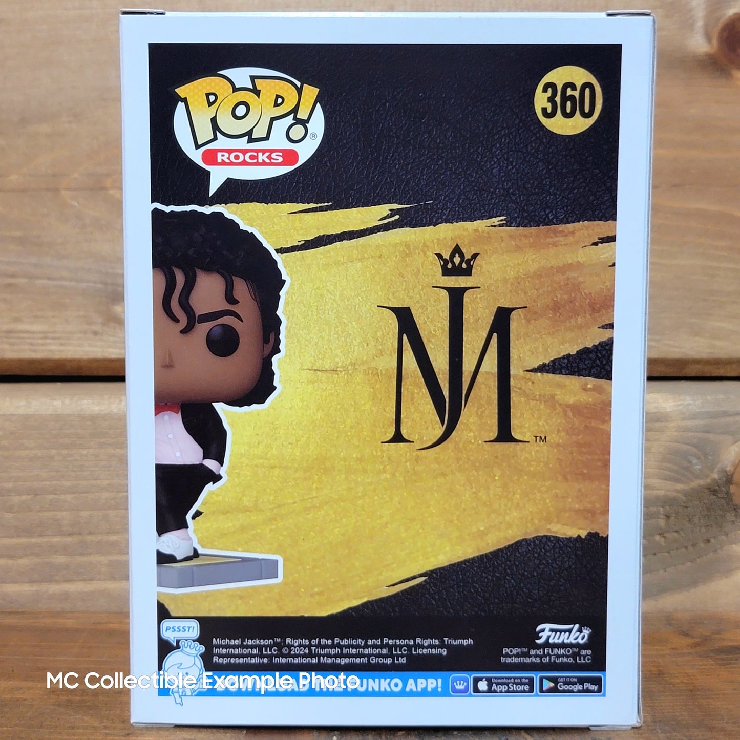 Michael Jackson Billie Jean 360 Funko Pop Vinyl Figure