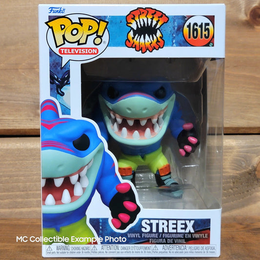 Street Sharks Streex 1615 Funko Pop Vinyl Figure