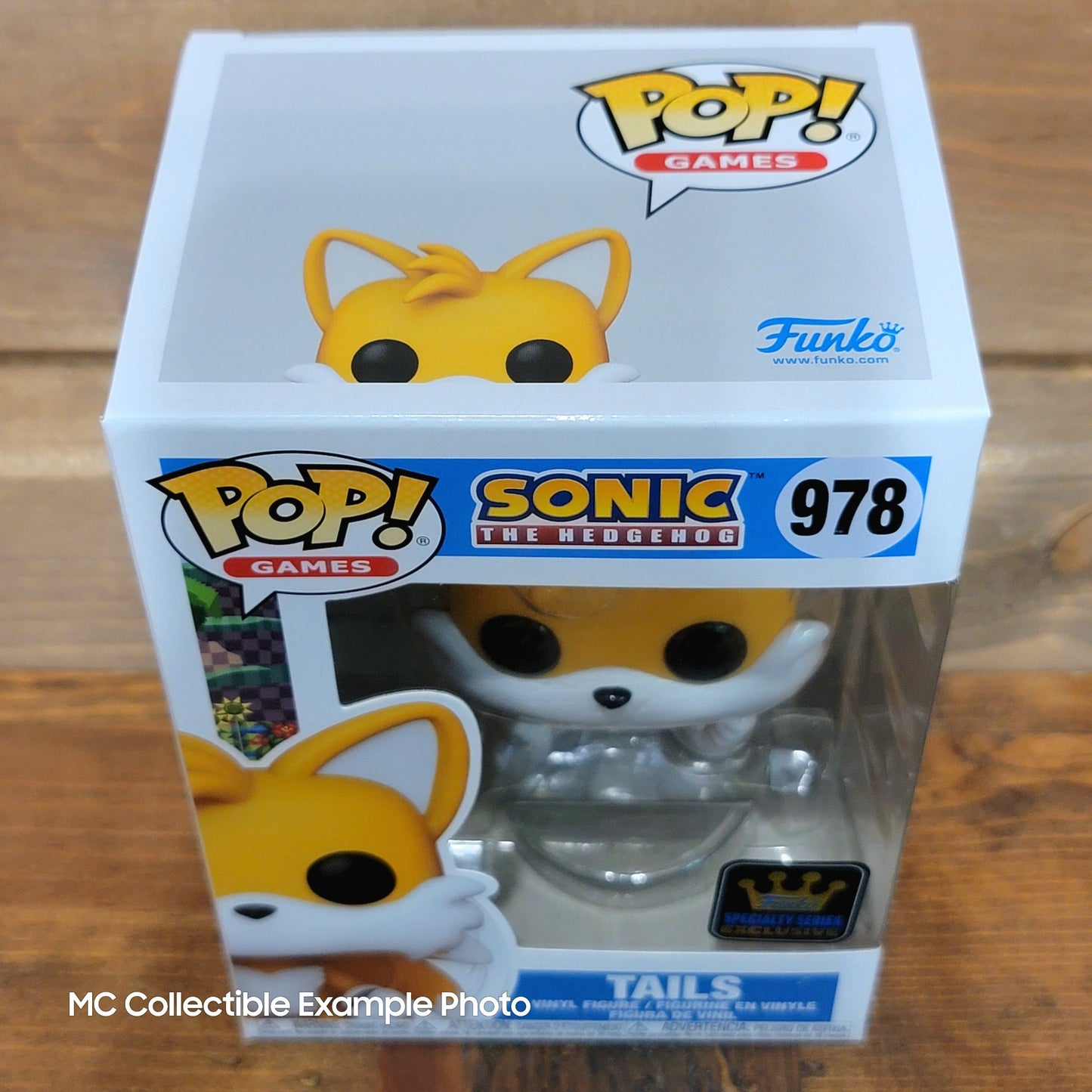 Sonic the Hedgehog Tails Flying 978 Funko Pop Vinyl Figure Specialty Series