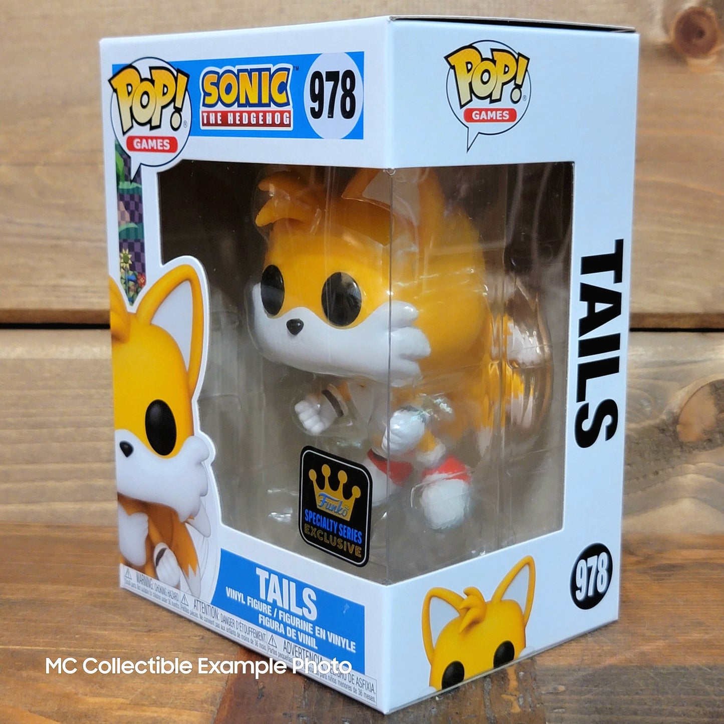 Sonic the Hedgehog Tails Flying 978 Funko Pop Vinyl Figure Specialty Series