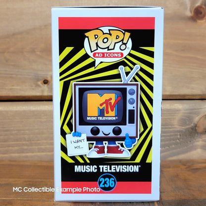 MTV Music Television Logo 236 Ad Icons Funko Pop Vinyl Figure