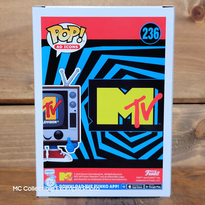 MTV Music Television Logo 236 Ad Icons Funko Pop Vinyl Figure