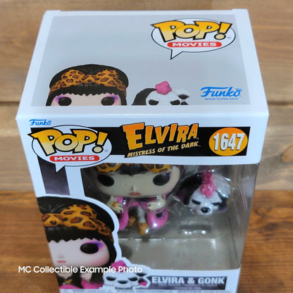 Elvira and Gonk 1647 Horror Funko Pop Vinyl Figure and Buddy