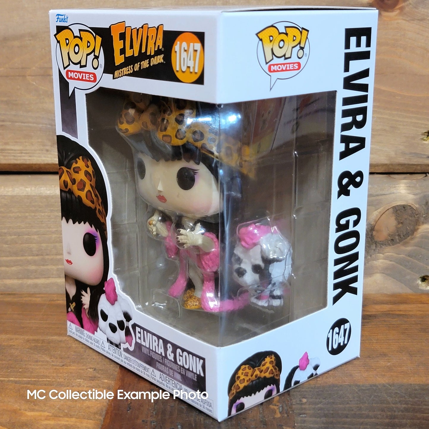 Elvira and Gonk 1647 Horror Funko Pop Vinyl Figure and Buddy