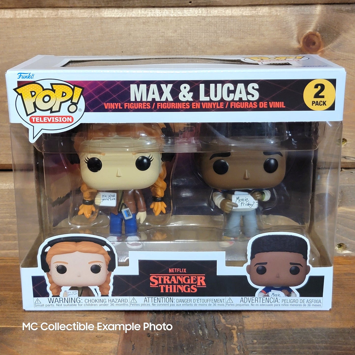 Stranger Things Season 4 Max & Lucas 2 pack Funko Pop Vinyl Figure