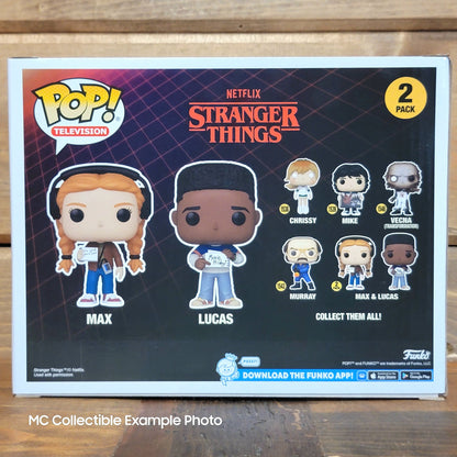 Stranger Things Season 4 Max & Lucas 2 pack Funko Pop Vinyl Figure