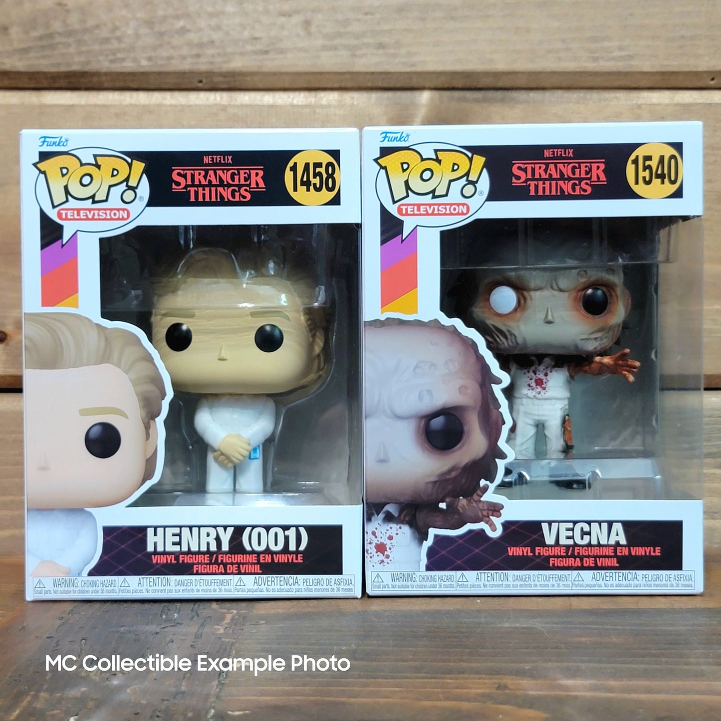 Stranger Things S4 Henry 001 & Vecna Transformation 1540 Funko Pop Vinyl Figure