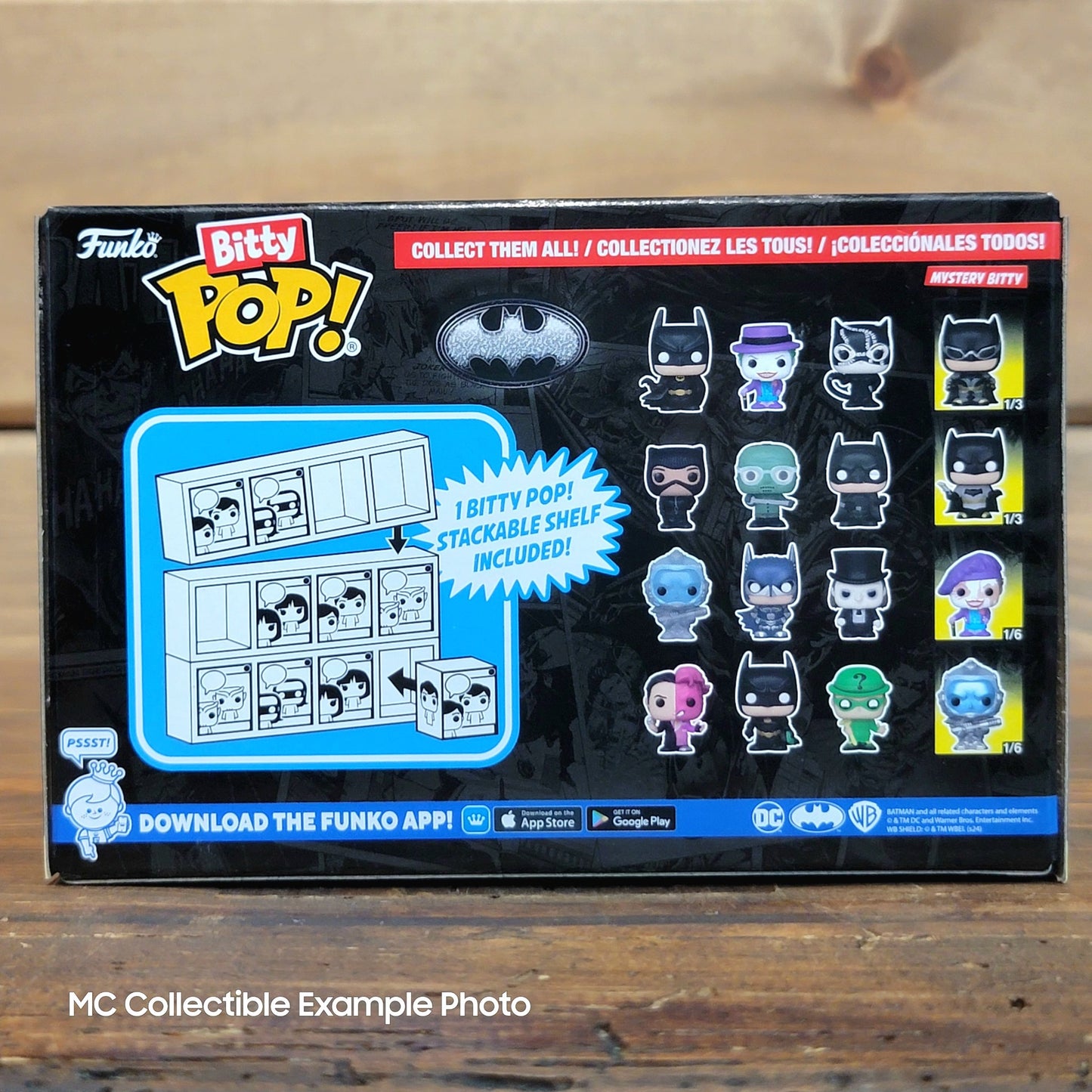 Batman & Catwoman 85th Anniversary Funko Bitty Pop! Mini-Figures w/ Mystery Pops