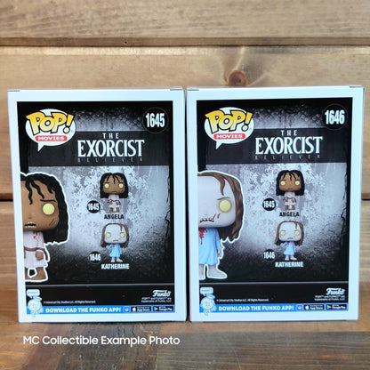 Exorcist Believer Angela 1645 Katherine 1646 Possessed Funko Pop Vinyl Figures