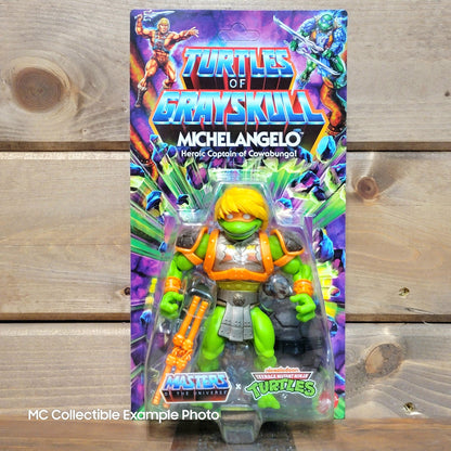 Michelangelo Turtles of Grayskull TMNT MOTU Origins 6 in Action Figure Unpunched