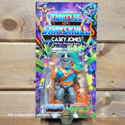 Casey Jones Turtles of Grayskull TMNT MOTU Origins  6 in Action Figure Unpunched