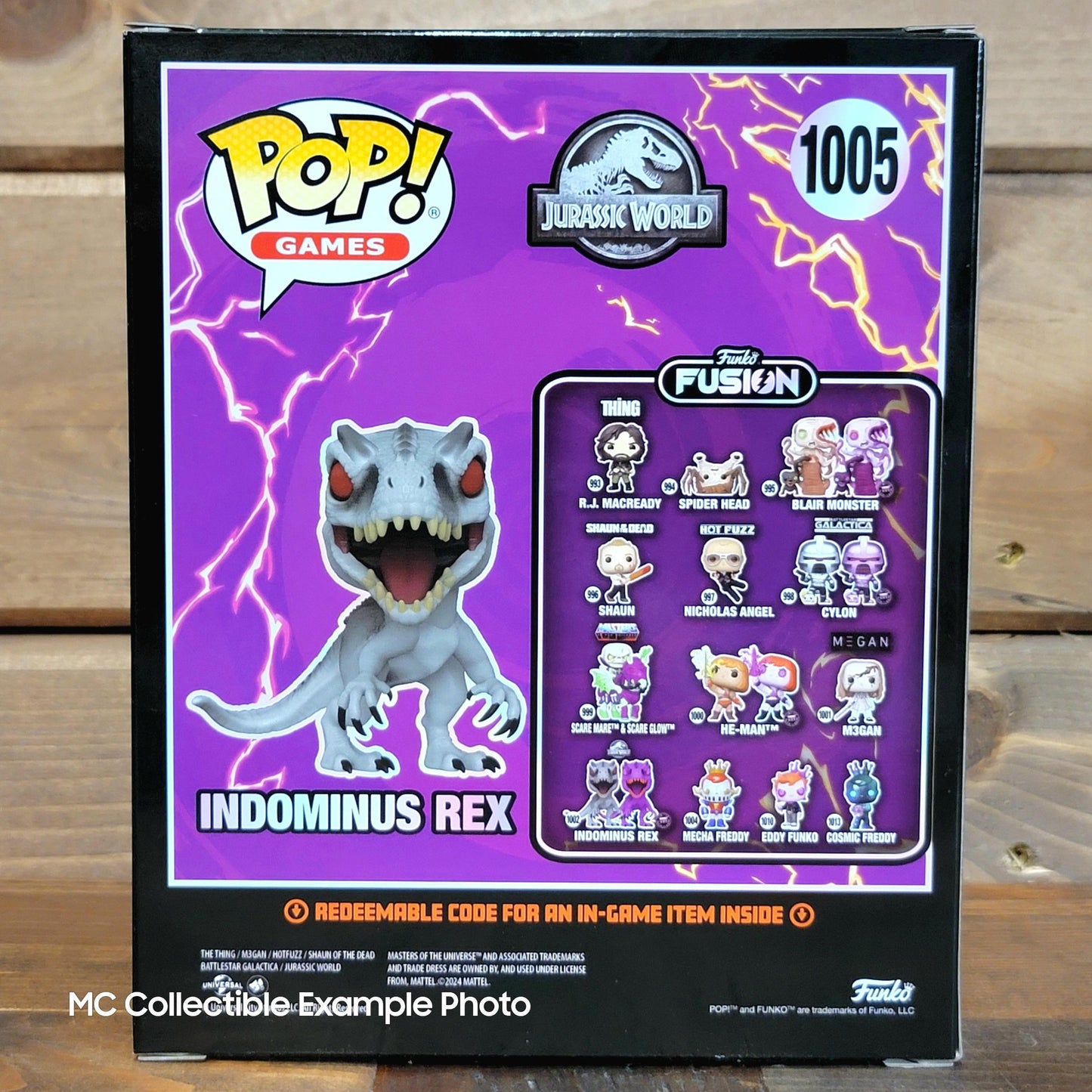 Funko Fusion Indominus Rex 1005 Super Jurassic World Funko Pop Vinyl Figure