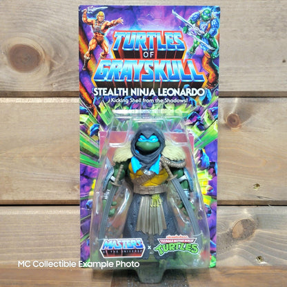 Stealth Ninja Leonardo Turtles of Grayskull TMNT MOTU Origins 6" Action Figure