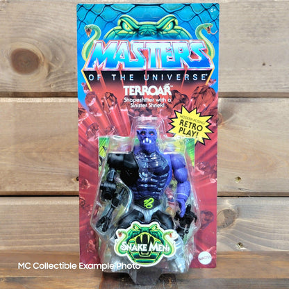 Terroar Masters of the Universe MOTU Origins Core Unpunched Snakemen