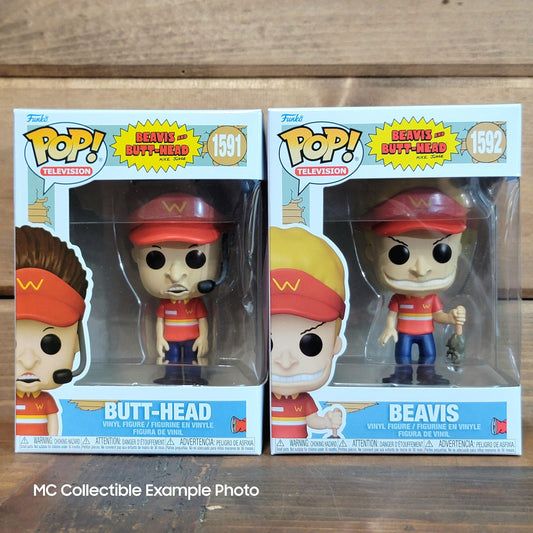 Beavis 1592 & Butt-Head 1591 Funko Pop Vinyl Figures Set