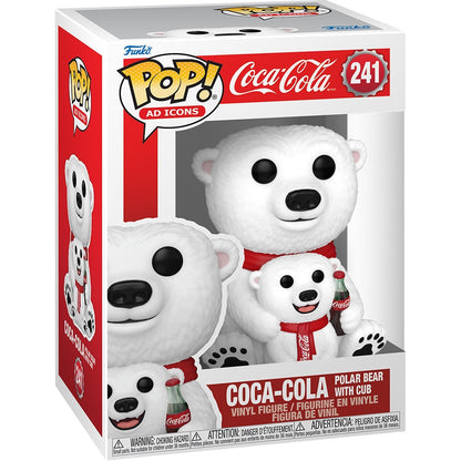 Coca-Cola Polar Bear with Cub 241 Ad Icons Funko Pop Vinyl Figures