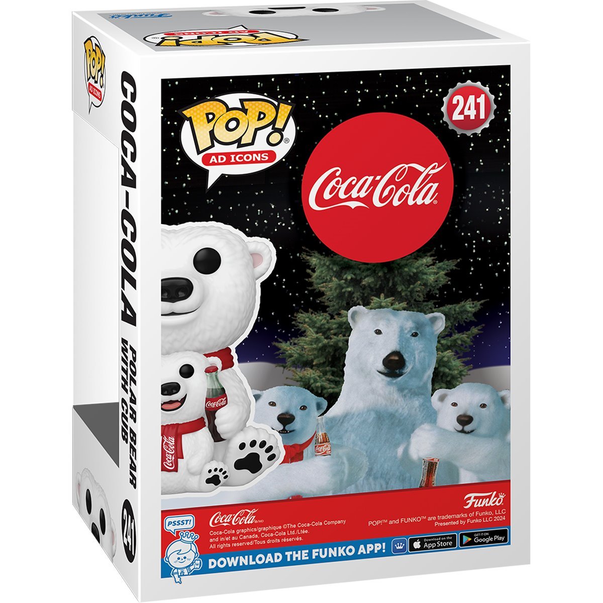 Coca-Cola Polar Bear with Cub 241 Ad Icons Funko Pop Vinyl Figures