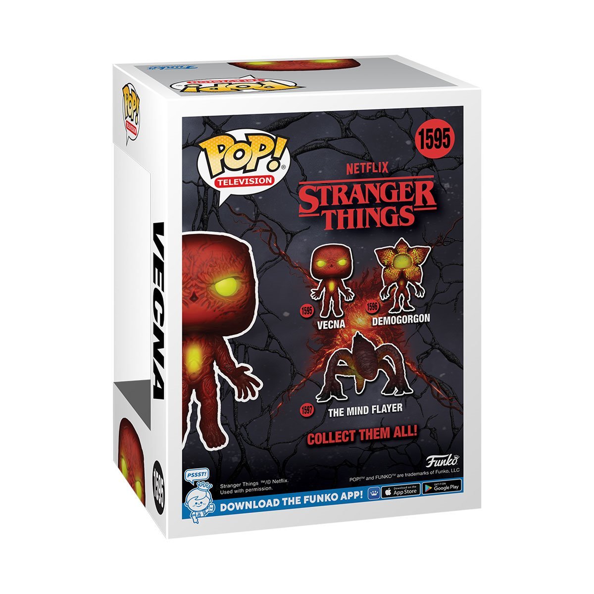 Stranger Things Rift Vecna 1595 Demogorgon 1596 Funko Pop Vinyl Figures