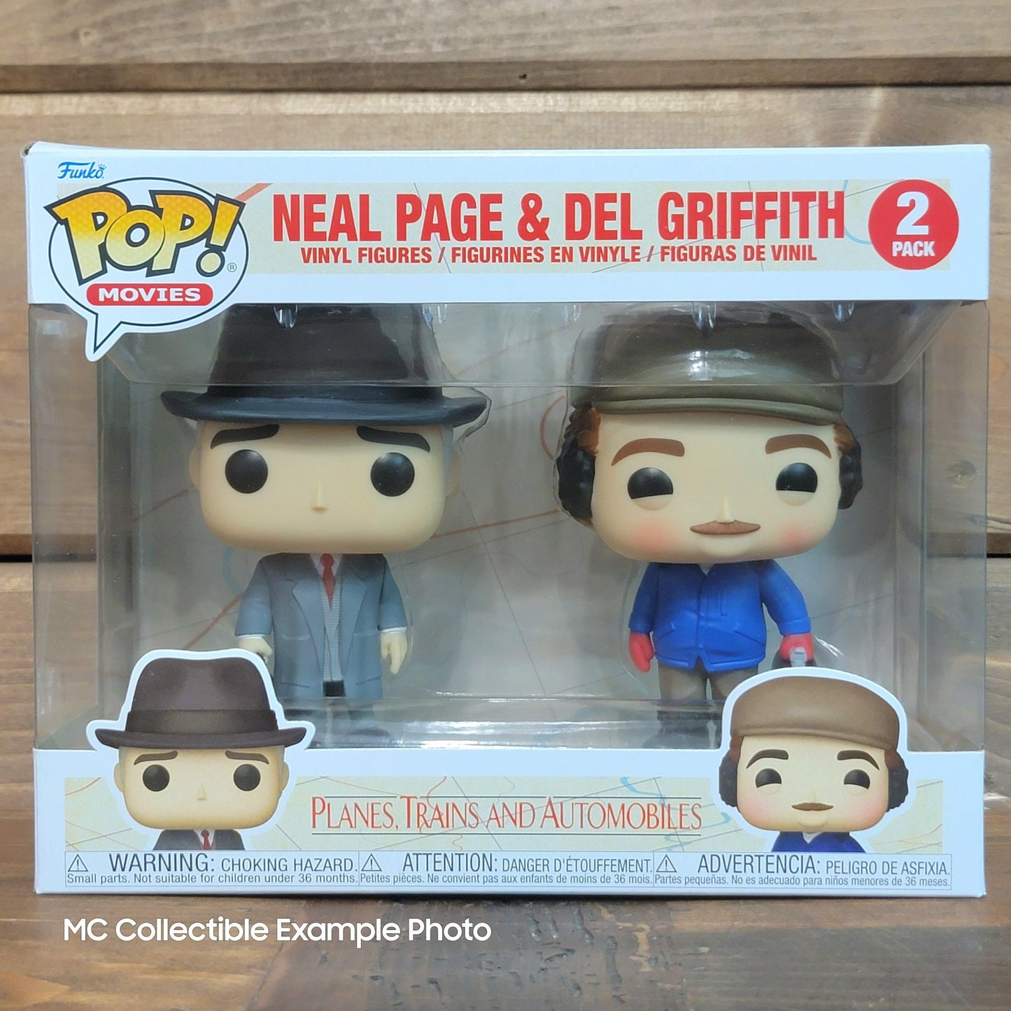 Planes, Trains, and Automobiles Neal Page and Del Griffith Funko Pop! Vinyl Figu