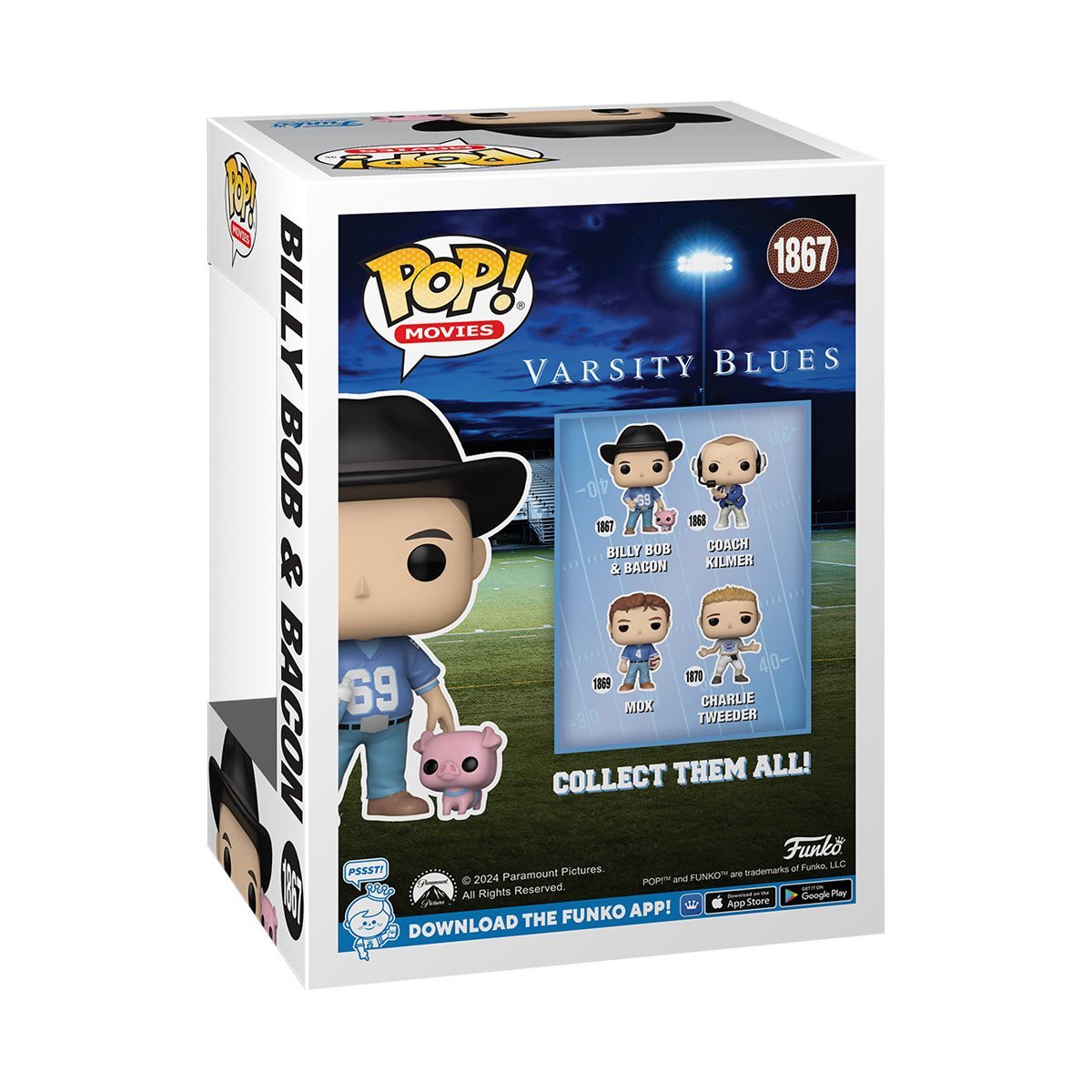 Billy Bob & Bacon 1867 Varsity Blues Funko Pop Vinyl Figure