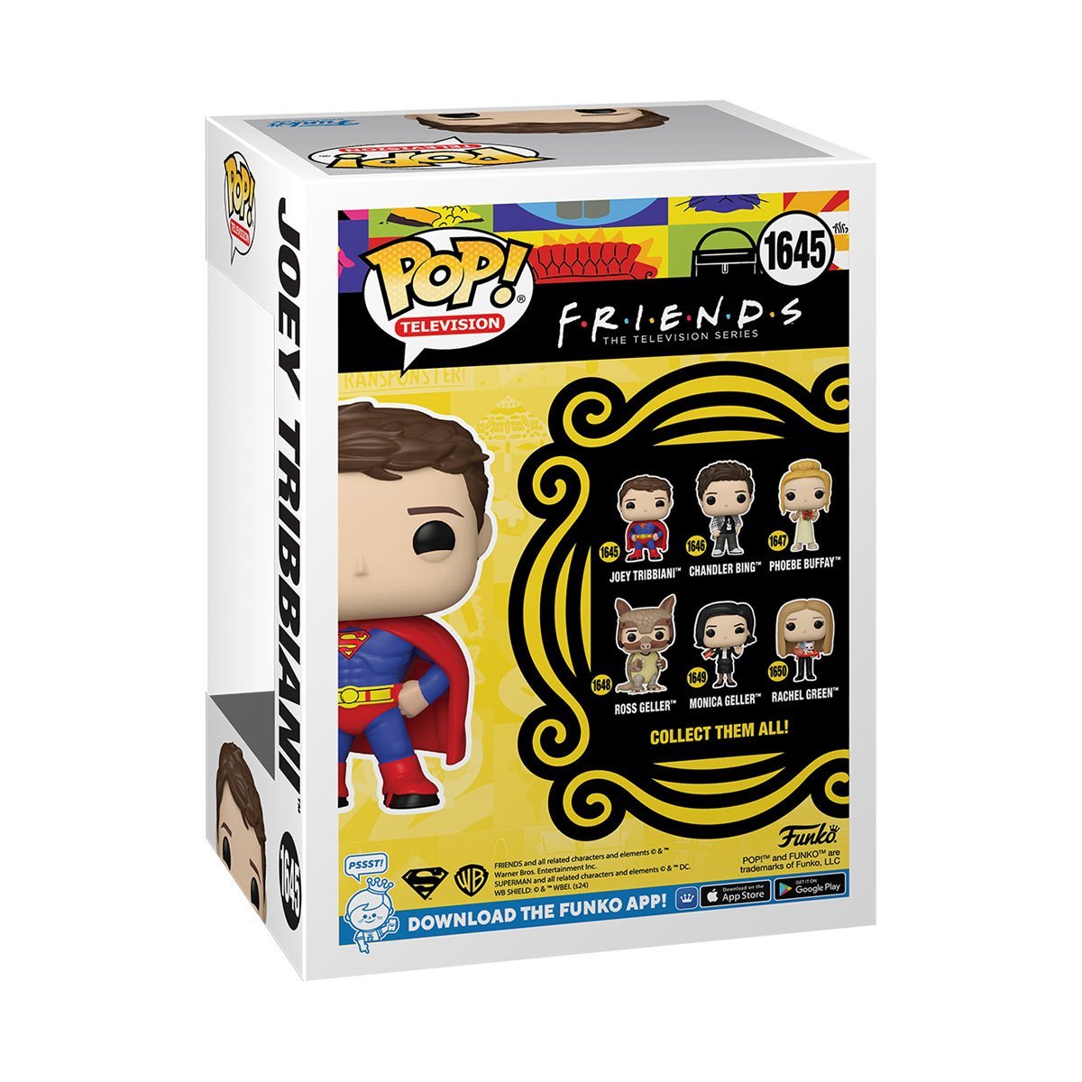 Joey Tribbiani Superman 1645 Friends Funko Pop Vinyl Figure