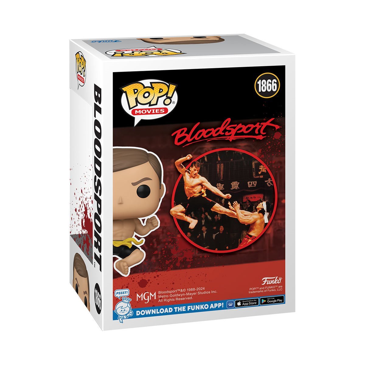 Frank Dux Bloodsport 1866 JCVD Funko Pop Vinyl Figure