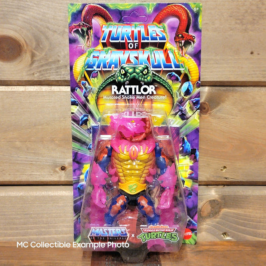 Turtles of Grayskull Rattlor TMNT MOTU Origins 6" Action Figure