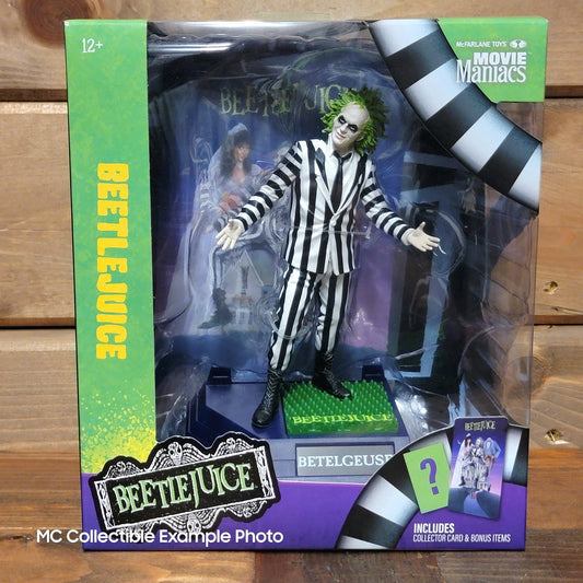 Beetlejuice 1988 Movie Maniacs Posed 6" Figure Mcfarlane Toys