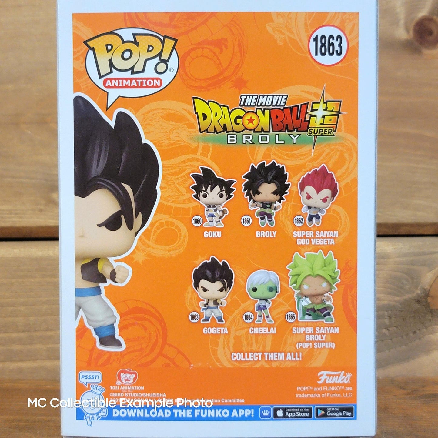 Gogeta 1863 Dragon Ball Super: Broly Funko Pop Vinyl Figure