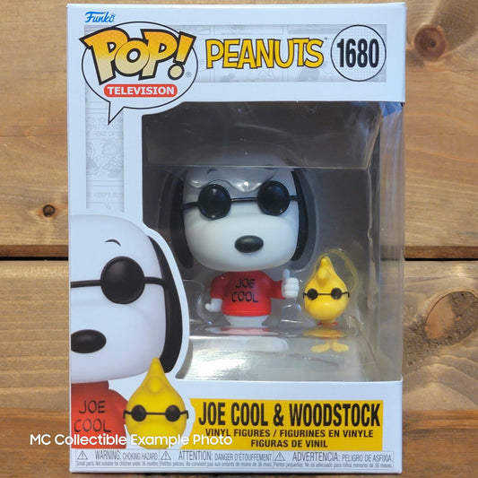 Peanuts Joe Cool & Woodstock 1680 Snoopy  Funko Pop Vinyl Figure and Buddy