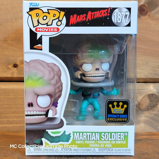 Mars Attacks Martian Soldier 1877 Funko Pop Vinyl Figure Specialty Series