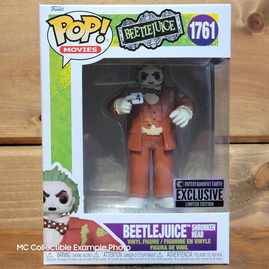 Beetlejuice Shrunken Head 1761 Funko Pop Vinyl Figure