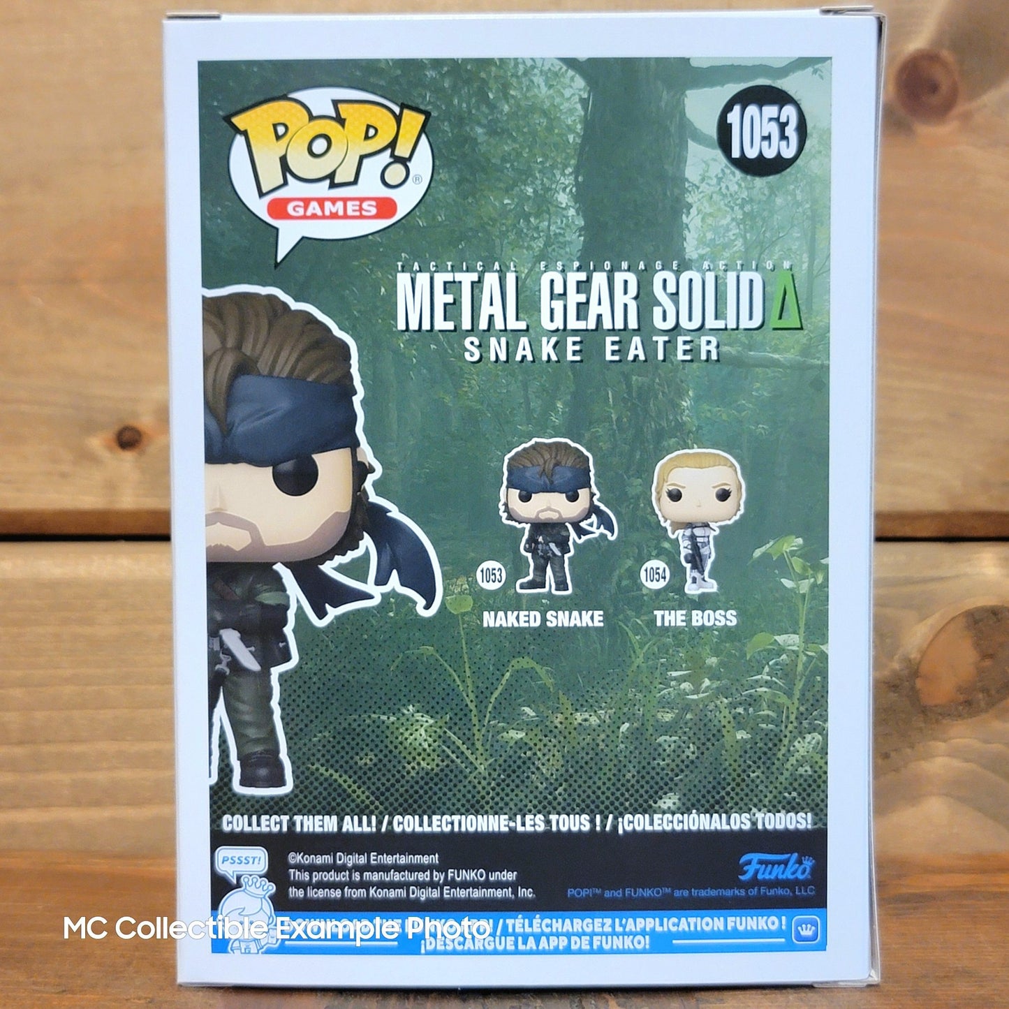 Metal Gear Solid Delta Snake Eater Naked Snake 1053 Funko Pop Vinyl Figure