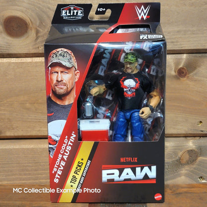 Stone Cold Steve Austin WWE Netflix Elite Collection Top Picks 6" Action Figure