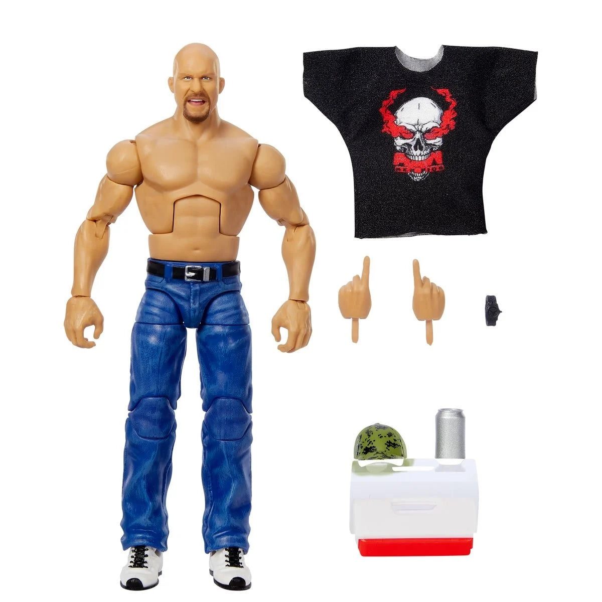 Stone Cold Steve Austin WWE Netflix Elite Collection Top Picks 6" Action Figure