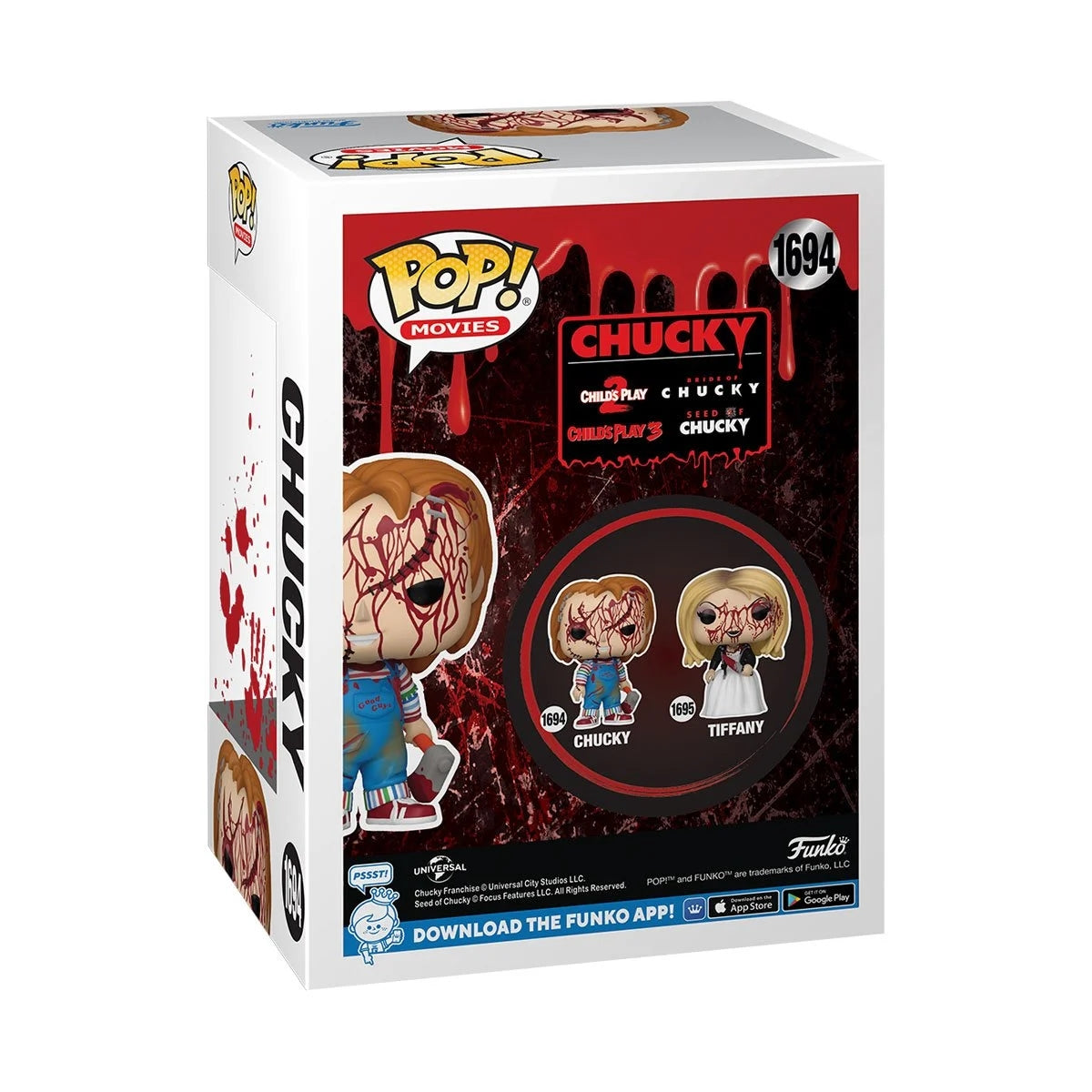 Bride of Chucky 1694, 1695 Bloody Funko Pop Vinyl Figure Set EE Excusive