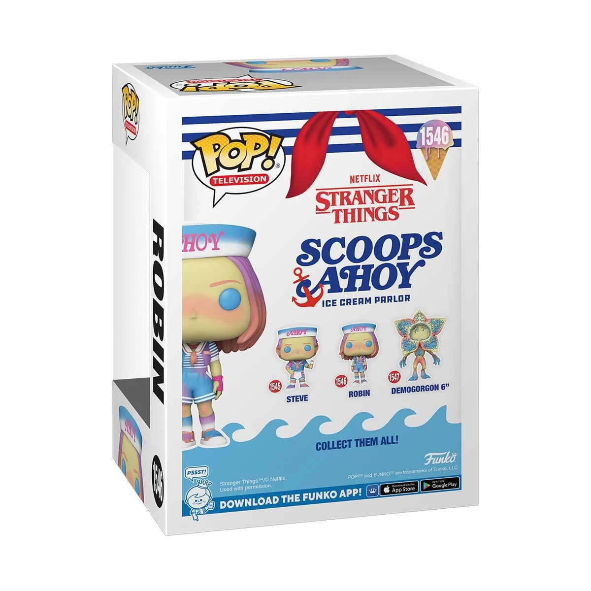 Robin & Steve Stranger Things Scoops Ahoy Funko Pop Vinyl Figure Set