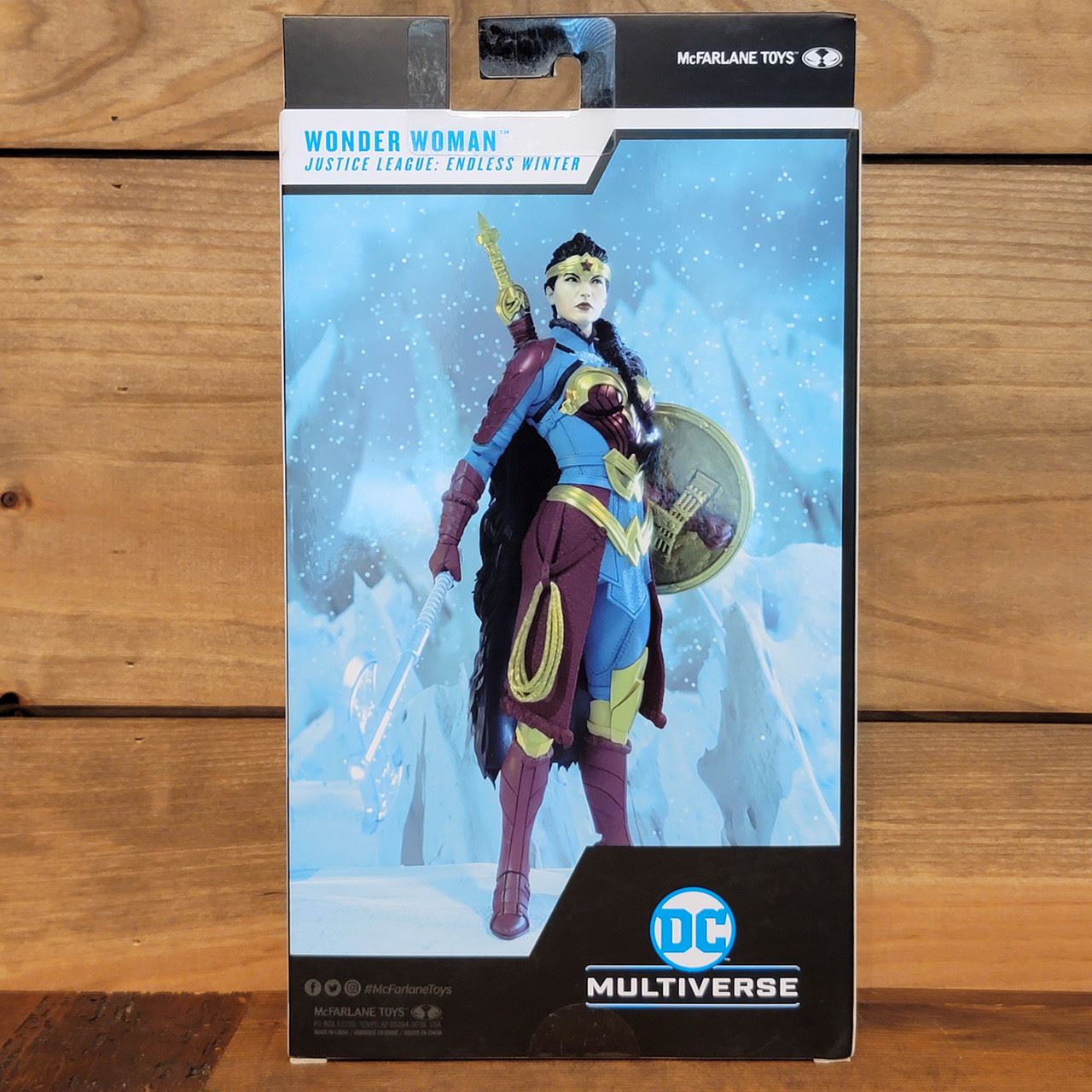 Wonder Woman Justice League Endless Winter Mcfarlane Toys Gold Label DC Multiver