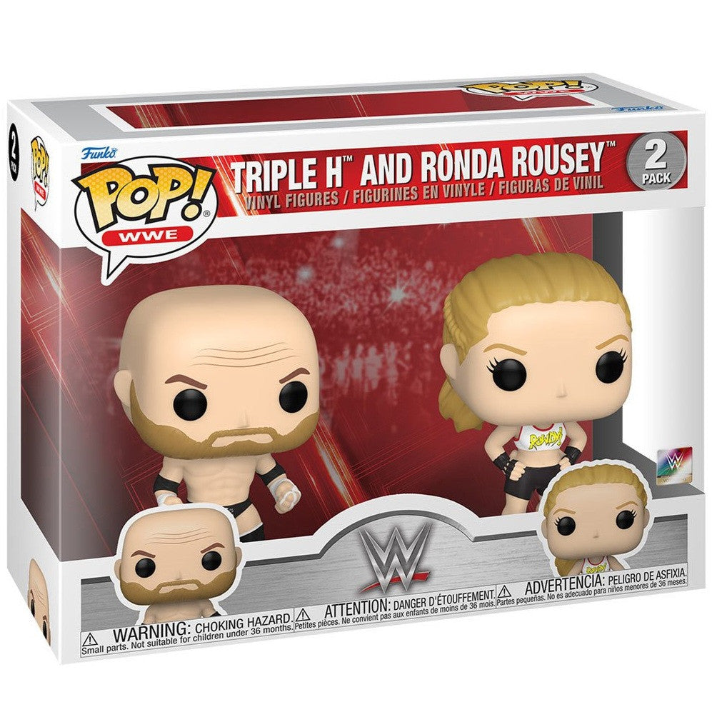 Triple H and Ronda Rousey 2 Pack WWE Funko Pop! Vinyl Figure