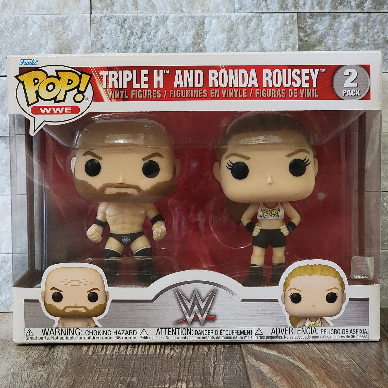 Triple H and Ronda Rousey 2 Pack WWE Funko Pop! Vinyl Figure