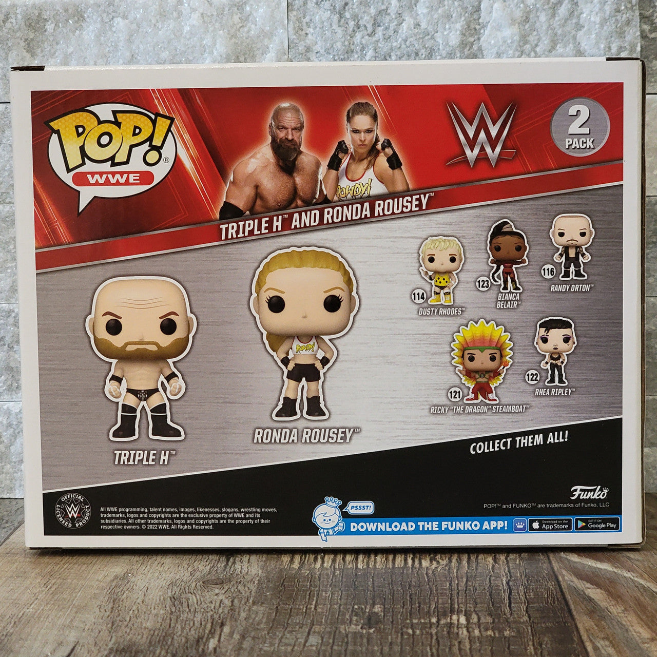 Triple H and Ronda Rousey 2 Pack WWE Funko Pop! Vinyl Figure