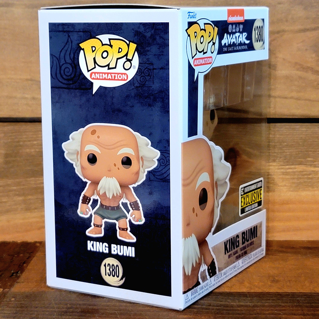 King Bumi 1380 Avatar Animation Funko Pop! Vinyl Figure EE Exclusive