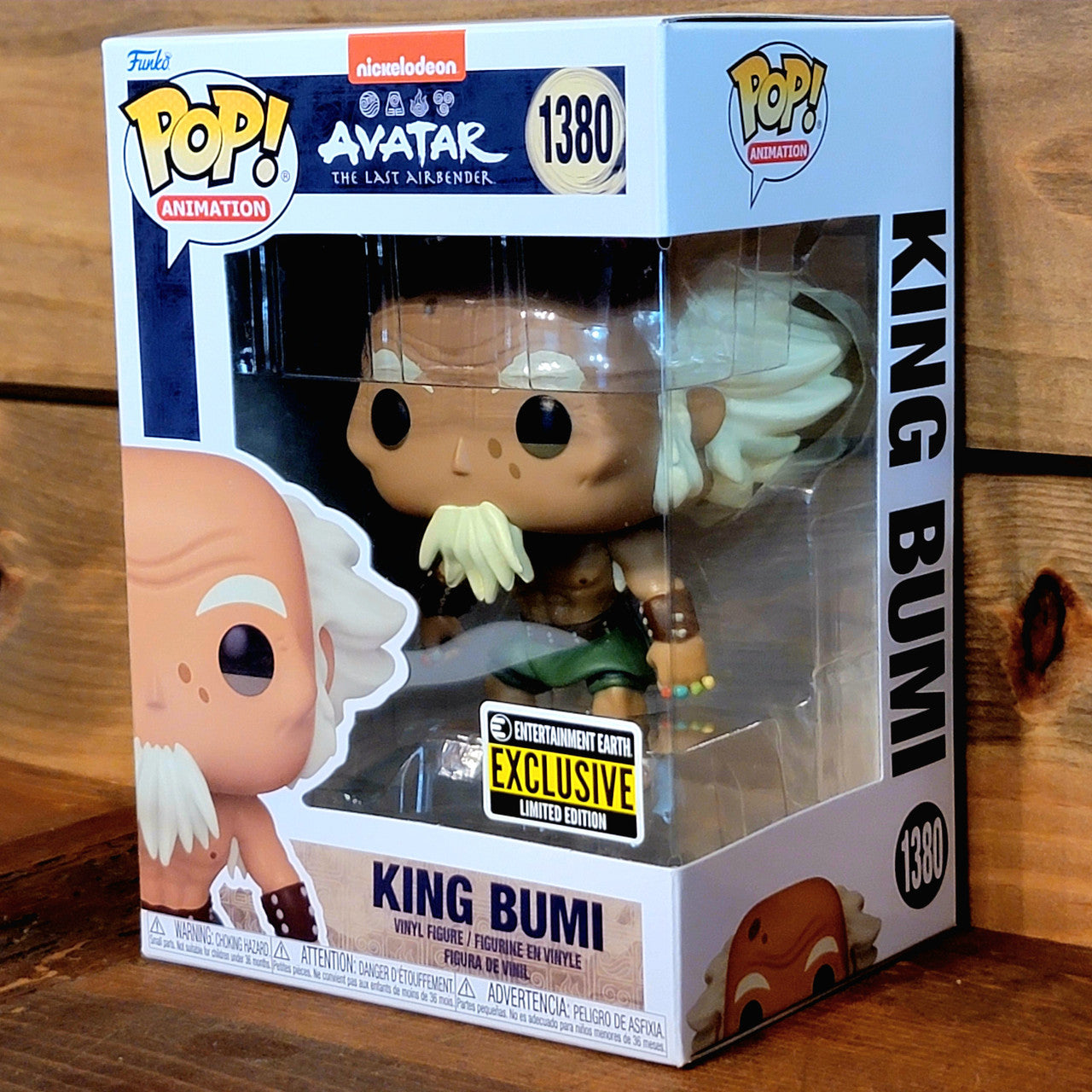 King Bumi 1380 Avatar Animation Funko Pop! Vinyl Figure EE Exclusive