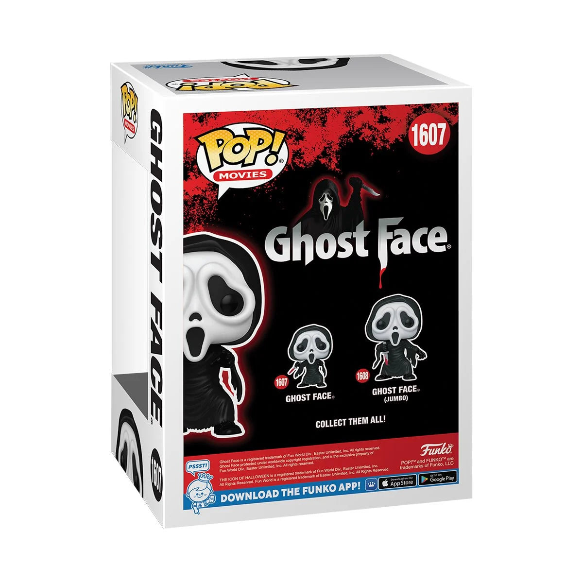 Ghost Face with Knife 1607 Scream Horror Funko Pop Vinyl Figure